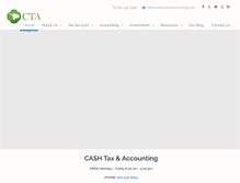 Tablet Screenshot of cashtaxandaccounting.com